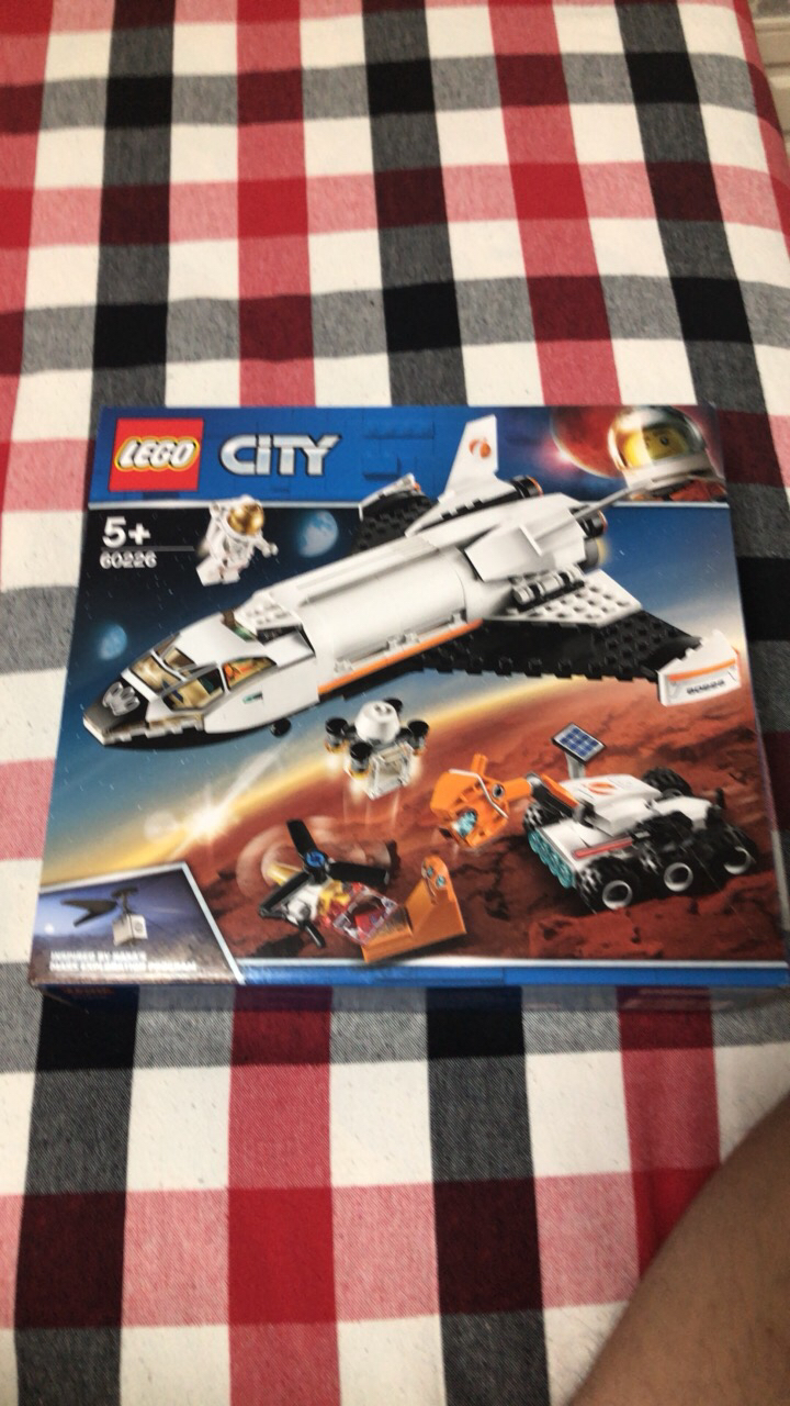 lego乐高 city城市系列 火星探测航天飞机60226 积木玩具晒单图
