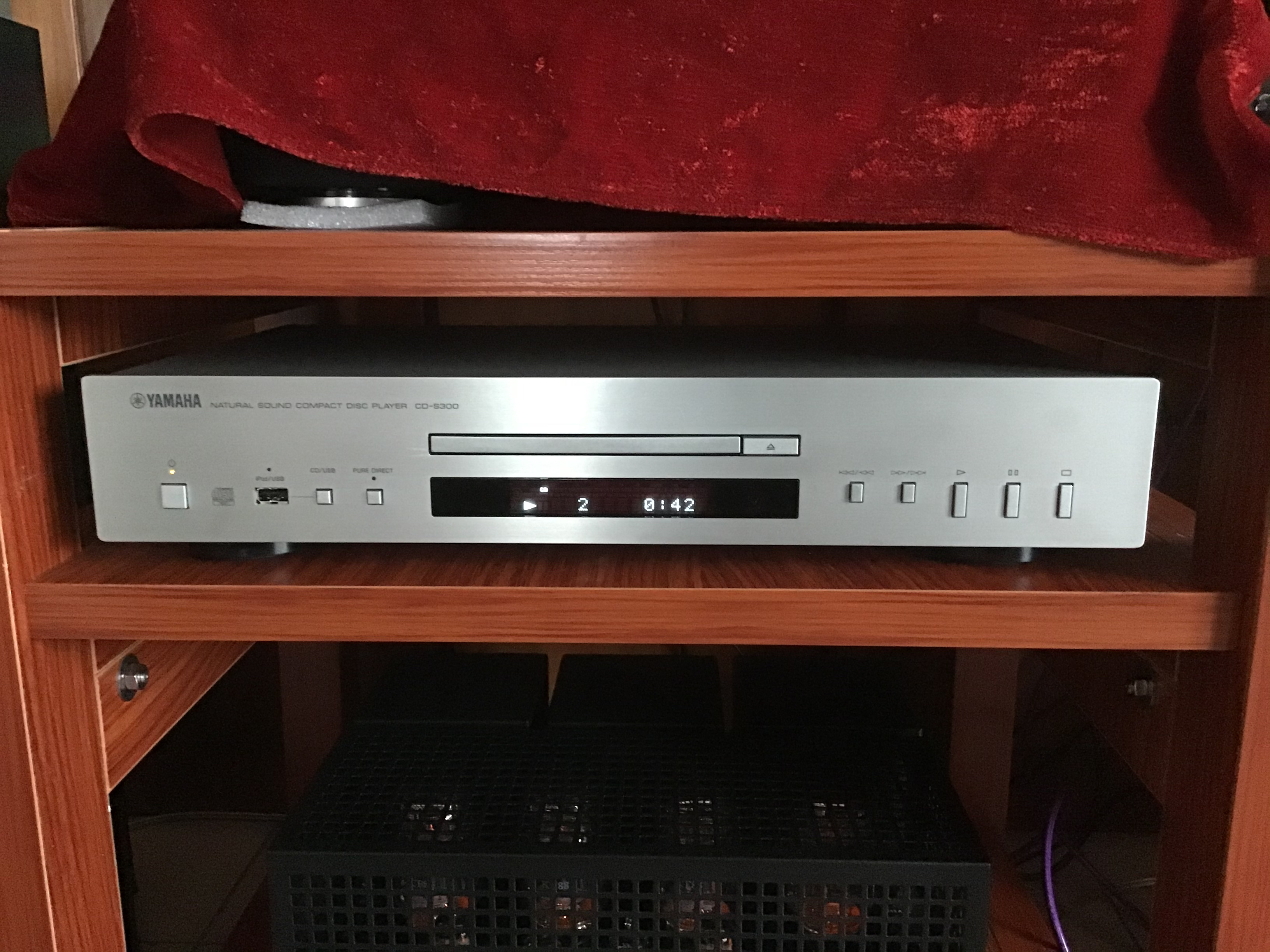 yamaha/雅马哈 cd-s300入门级cd机 hifi播放器 发烧cd机 cd播放器晒单