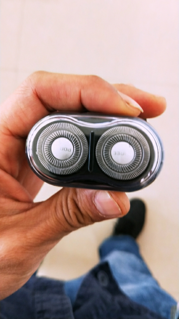 飞科生产 博锐/poree 电动剃须刀ps187 男士充电式 旋转式双刀头 刮胡