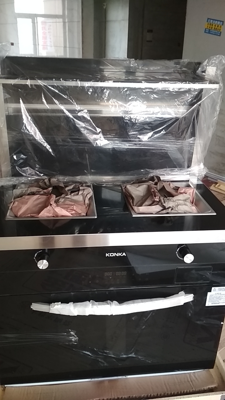 康佳(konka) kd03 集成灶 厨房环保灶一体灶台 双电机侧吸式抽油烟机