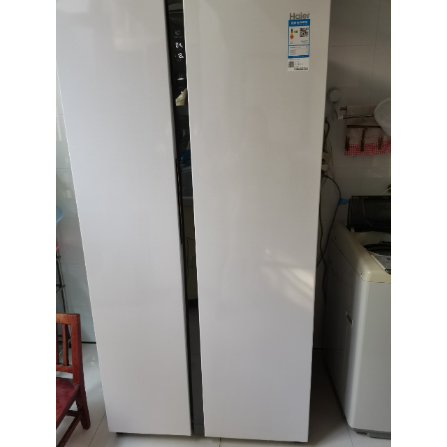 海尔(haier)bcd-576wdpu 576升风冷无霜变频对开门冰箱 轻薄机身 厨装