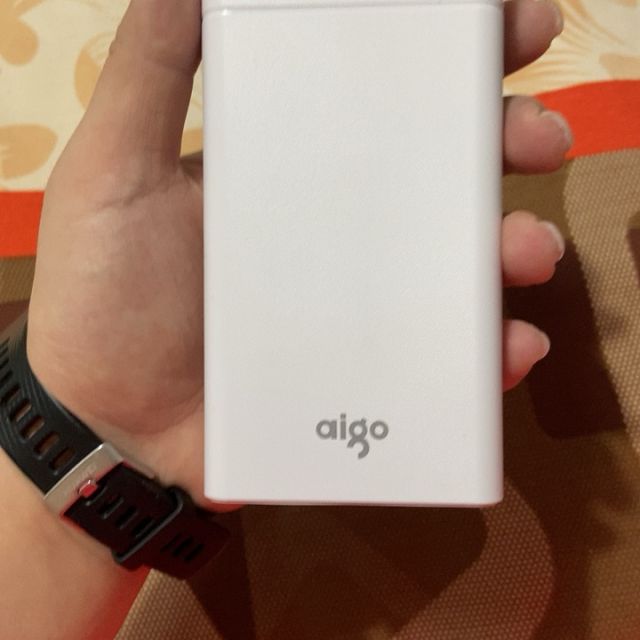 aigo爱国者移动电源f20000大容量聚合物锂离子电芯充电宝双输入双输出