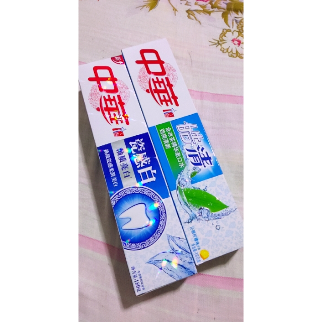 中华zhonghua皓清牙膏沁醒柠檬味180g联合利华