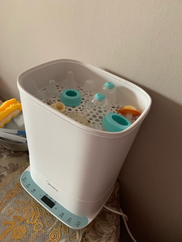美的(midea)奶瓶消毒器带烘干多功能大容量母婴幼儿童蒸汽消毒锅带