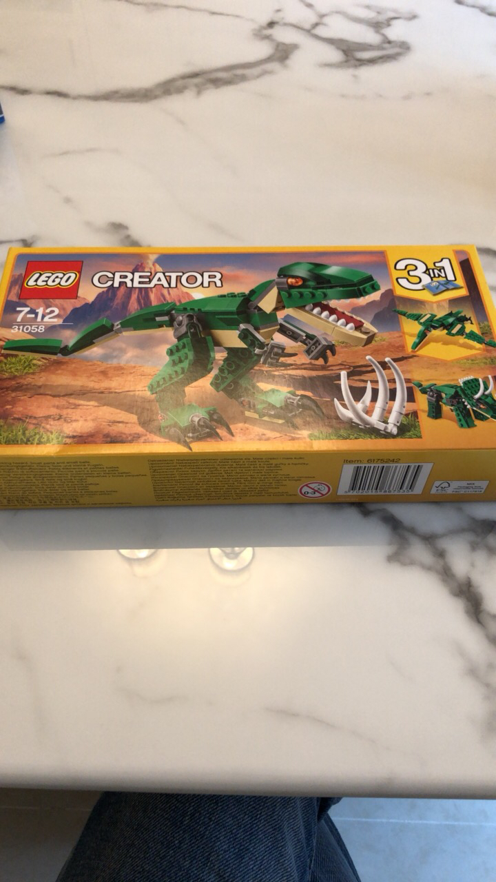 lego樂高 creator創意百變系列 兇猛霸王龍31058 169塊 6-14歲 塑料