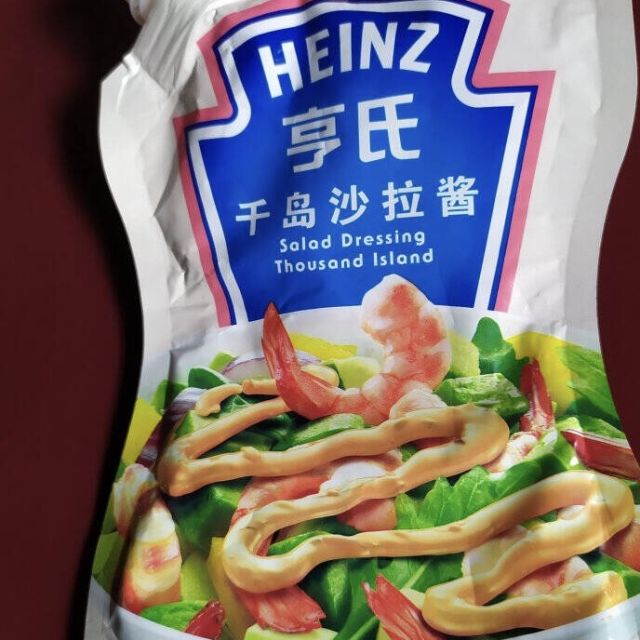 heinz亨氏立袋千岛沙拉酱200g水果蔬菜沙拉家用小包装手抓饼酱