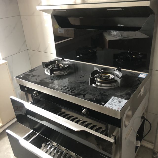 容声rongsheng集成灶油烟机燃气灶消毒柜一体机jjztrq266s天然气12t大
