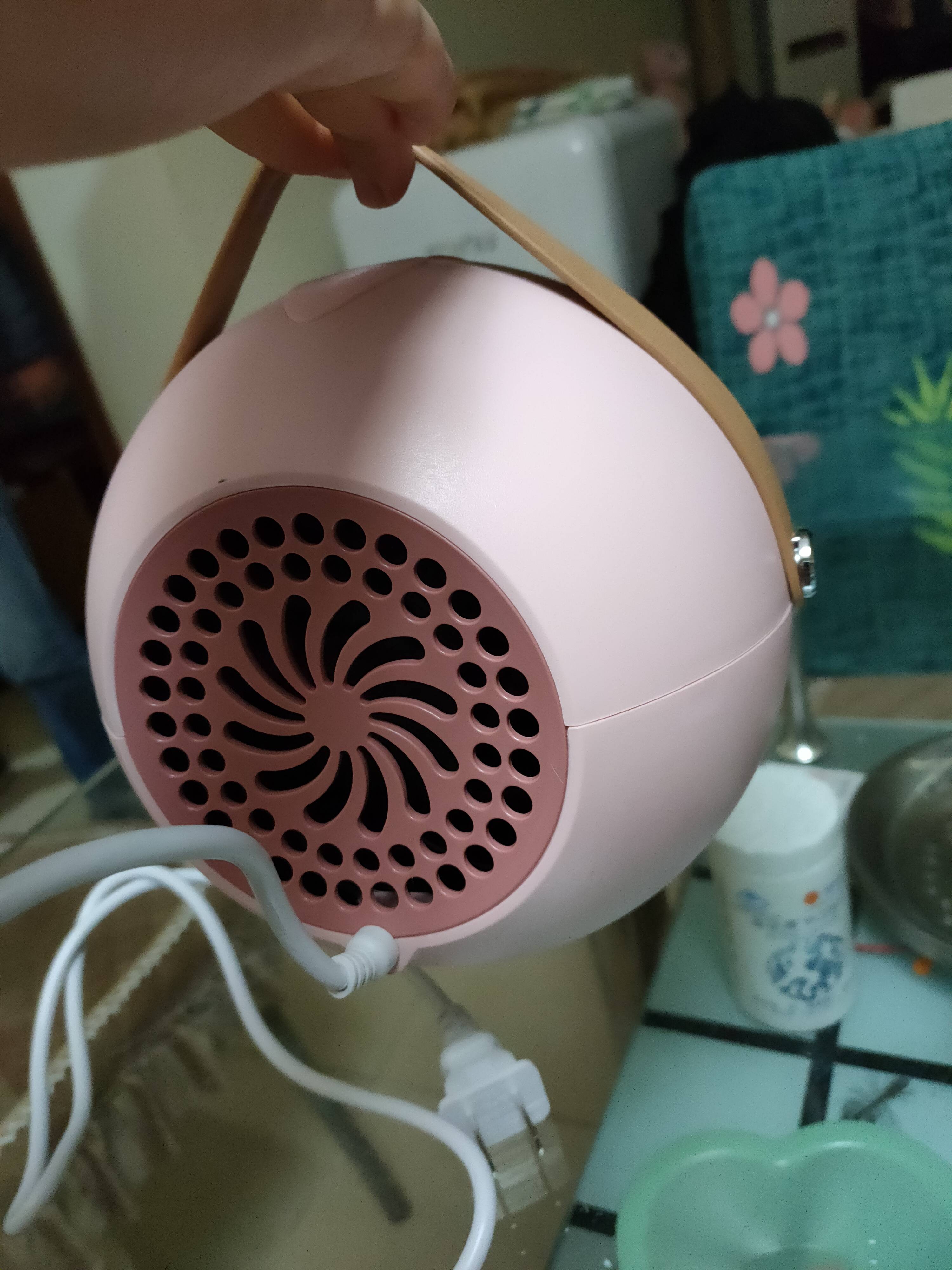 东菱(donlim)暖风机dl-1165 豆沙嘟嘟凉风加湿机家用