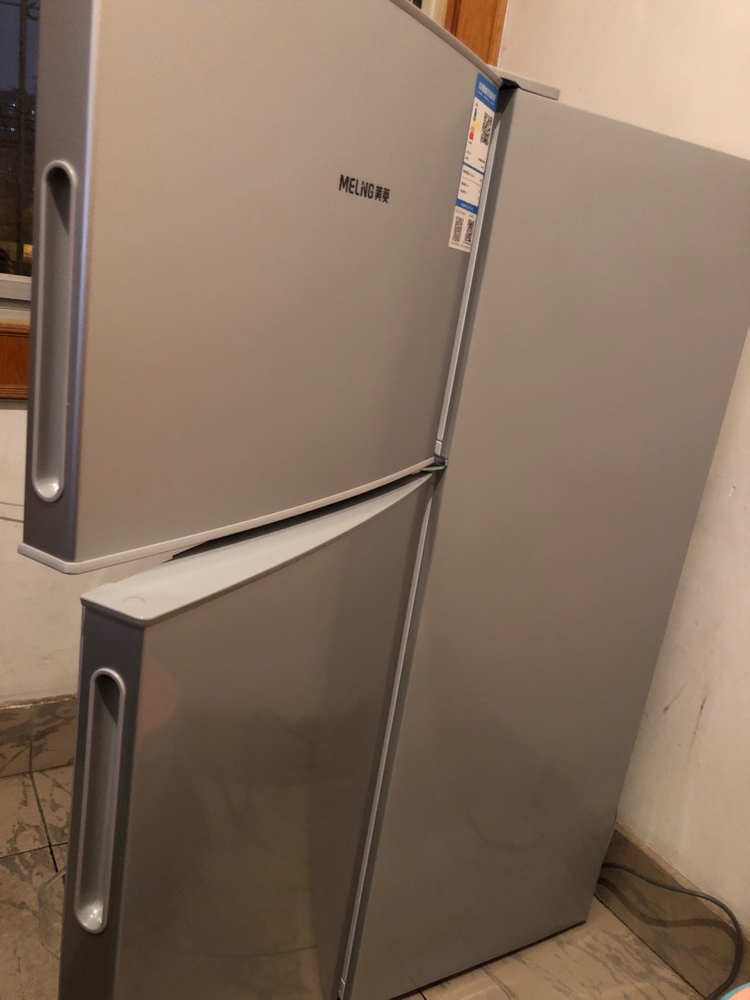 美菱(meling) bcd-118 118升 双门小冰箱 迷你冰箱 小型两门冰箱 租房