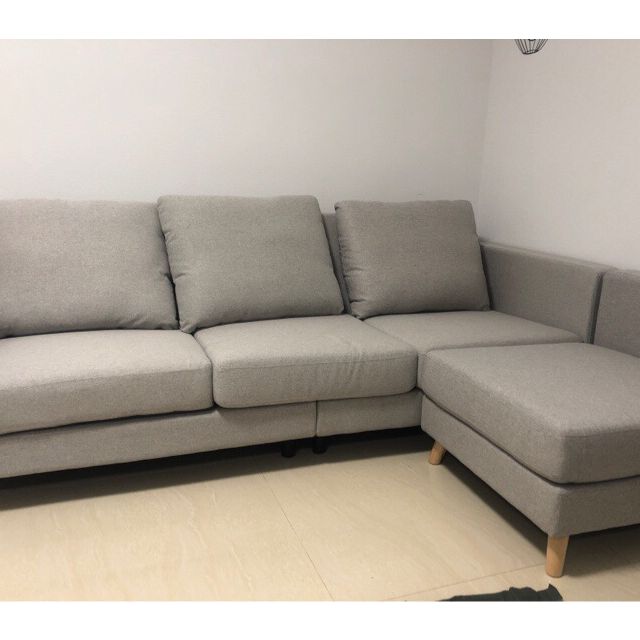 客厅中小户型布艺沙发 1878新 灰色30天-60天内发货高清大图|实物图