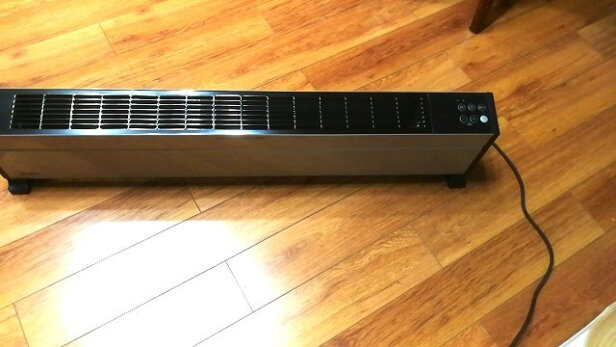 美的hdy22th 取暖器踢脚线 2200w 高效串铝发热体 ipx4级防水 卧室