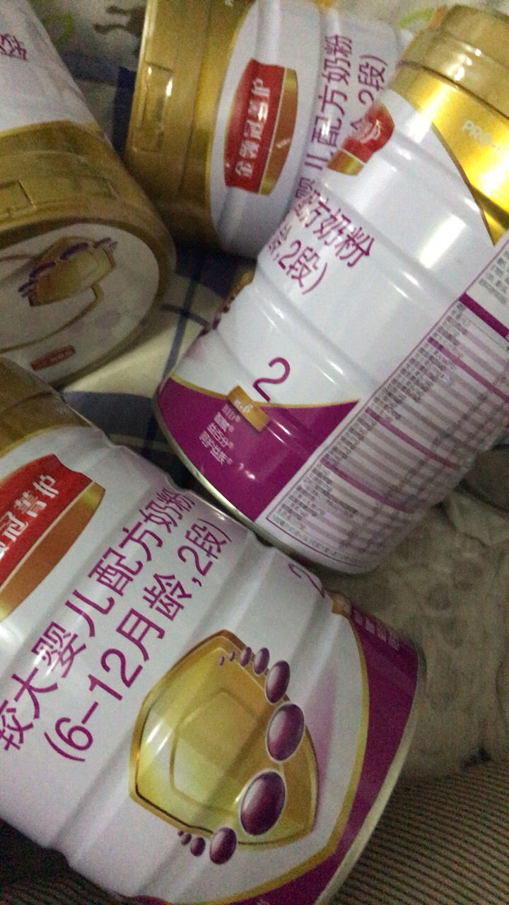 伊利金领冠菁护2段 伊利呵护婴儿奶粉二段 800g晒单图