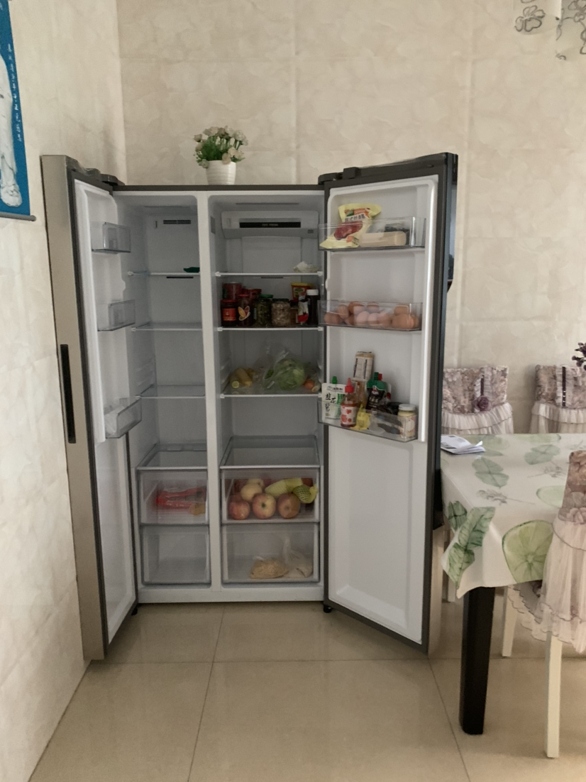 haier/海尔507升 双变频风冷无霜家用双开对开门节能冰箱官方直送到家