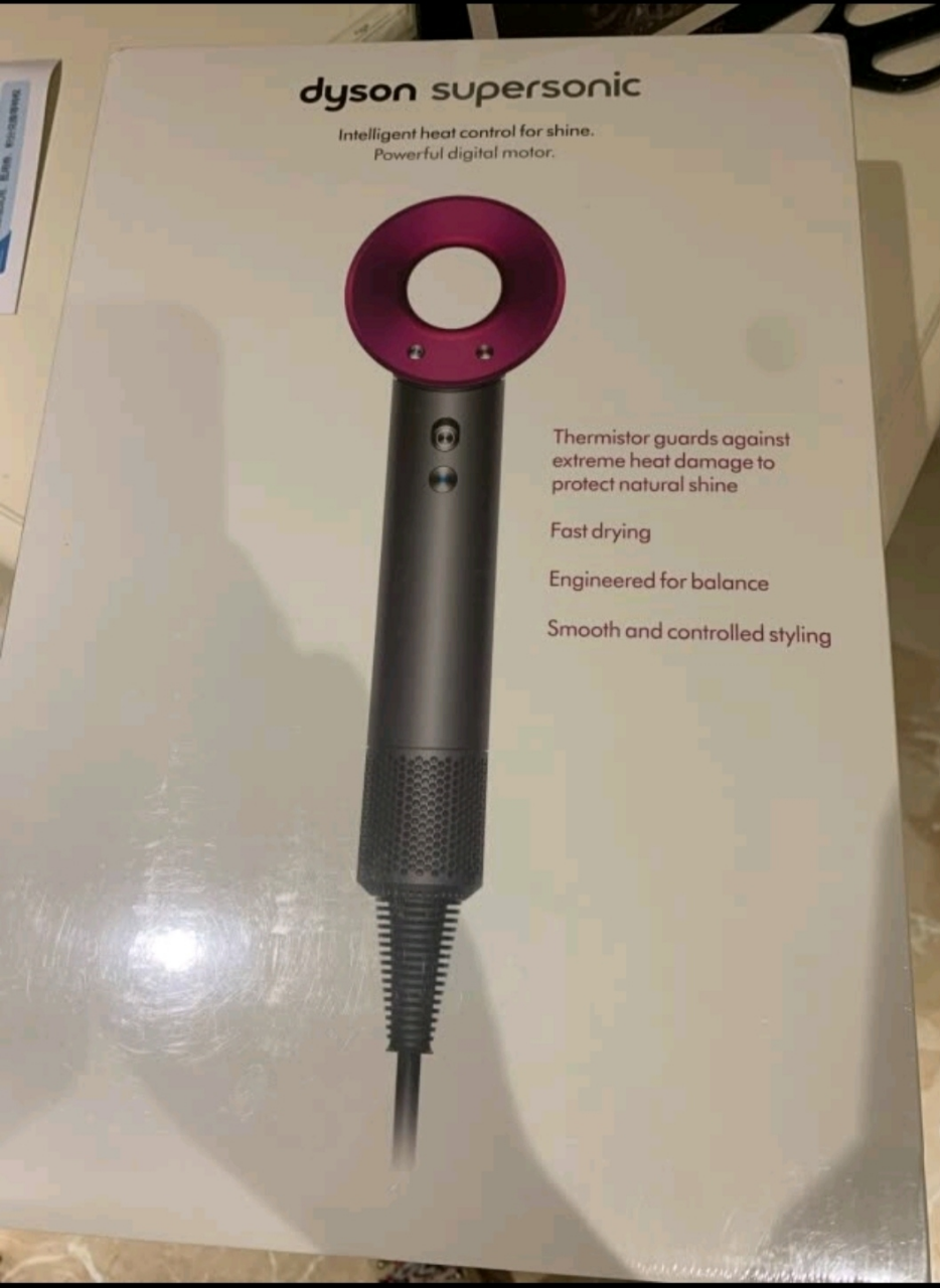 科技】戴森(dyson) supersonic hd01智能电吹风1600w 静音设计吹风机