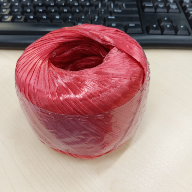 绳塑料绳捆扎绳打包捆绑绳尼龙绳全新料单个150g长约120米红色3个装