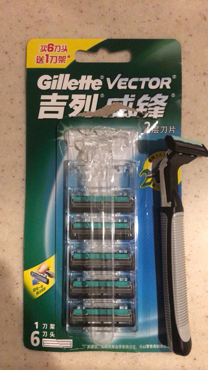 吉列威锋剃须刀1刀架1刀头