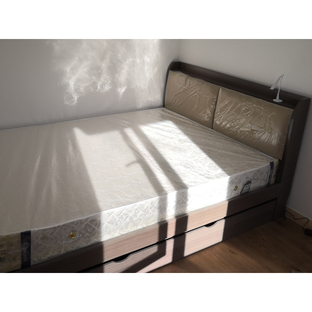 海马熙梦思 床 北欧现代简约主卧双人床1.5米1.