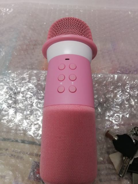唱吧g1 麦克风 向往的生活同款话筒麦克风 粉色 无线蓝牙k歌神奇 话筒