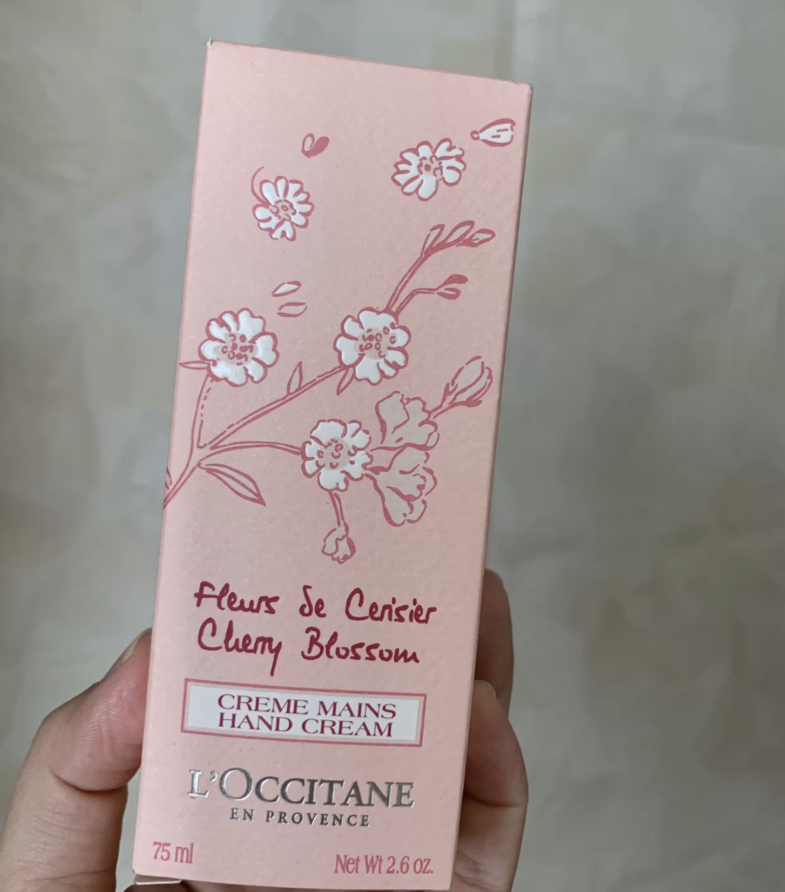loccitane 欧舒丹 甜蜜樱花润手霜 75ml 护手霜晒单图