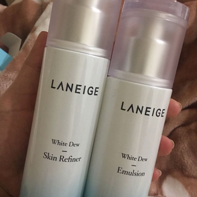 兰芝臻白晶透水乳护肤套装