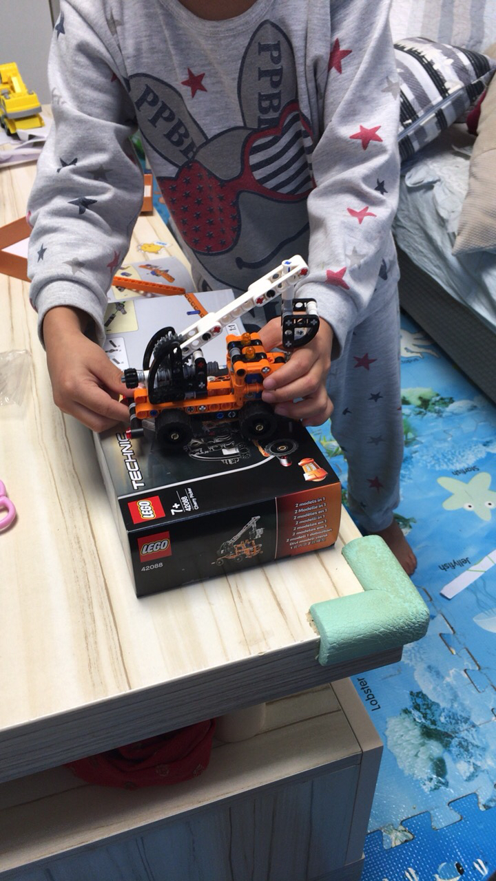 lego乐高 technic机械组系列 车载式吊车42088 积木玩具晒单图