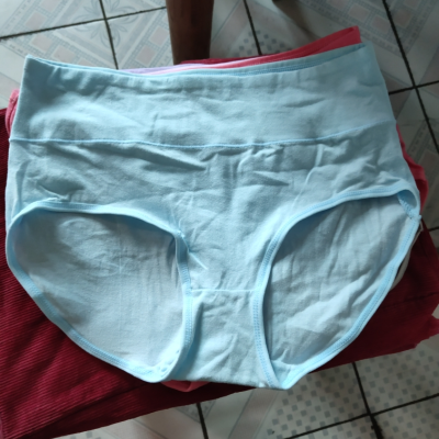 【5条装】品彩(pincai)女士内裤女纯棉大码收腹包臀性感女士高腰三角