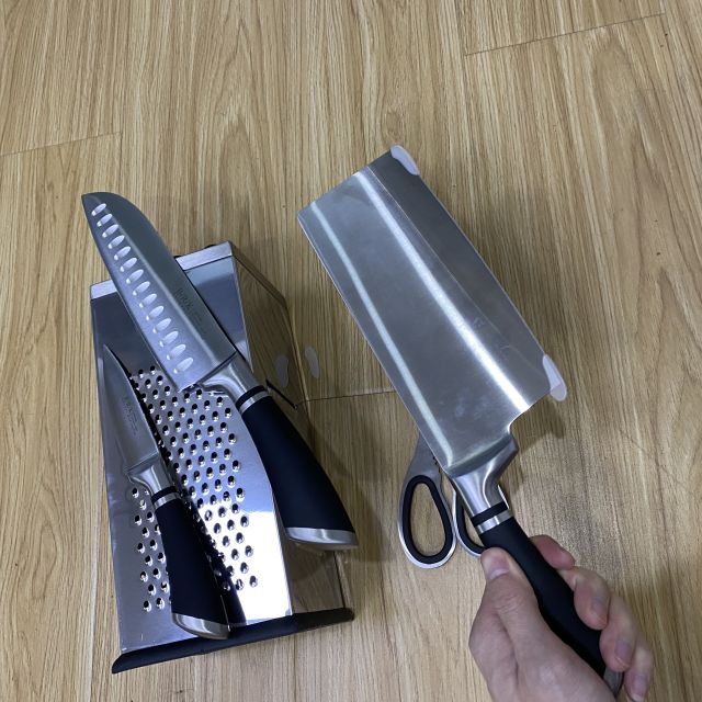 brk germany德国厨具波恩刀具五件套b全套厨房刀具 一体成型铸造 切菜