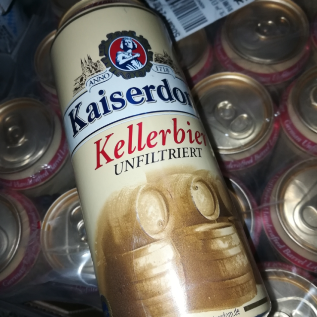 德国进口凯撒kaiserdom窖藏啤酒500ml24听整箱装