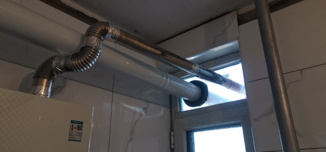 化工管道及配件 6cm加厚304不锈钢天然气燃气热水器排烟管60mm排气管