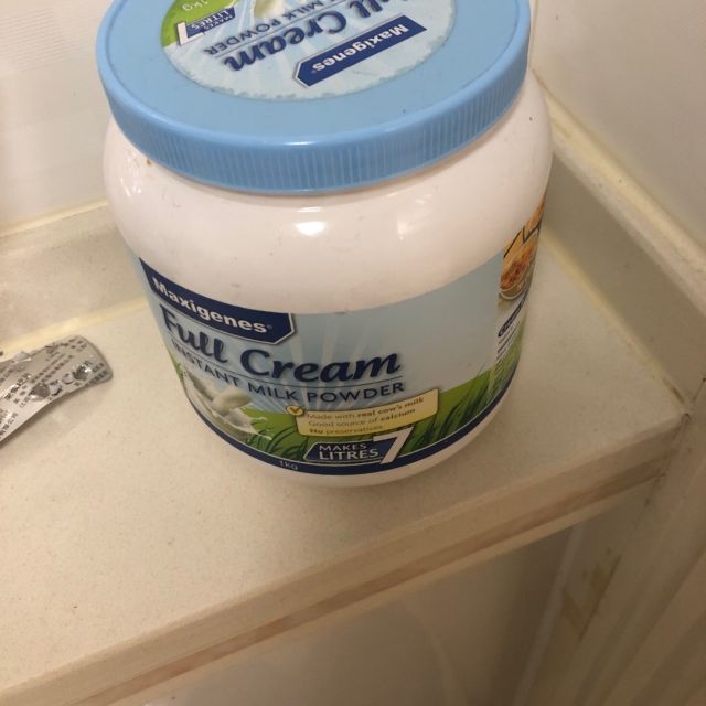 maxigenes美可卓蓝胖子奶粉全脂1kg/罐装3岁以上牛奶粉进口成人奶粉