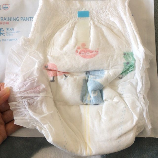bbg 变频蓝芯婴儿拉拉裤 学步裤尿不湿 大号l码5片试用装体验装纸尿裤