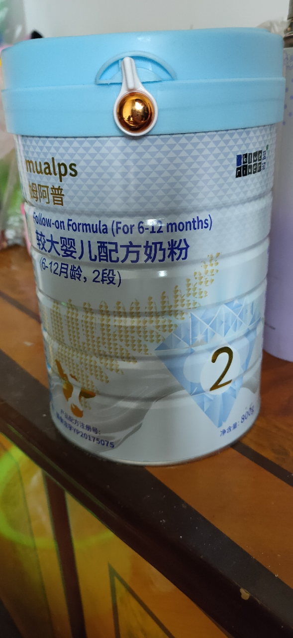 较大婴儿配方奶粉 6-12月龄 2段800g 新西兰原罐进口姆爱普晒单图