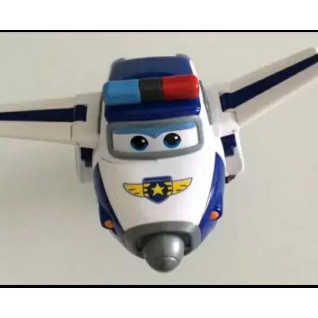 奥迪双钻auldey超级飞侠儿童玩具男孩益智变形机器人包警长710250