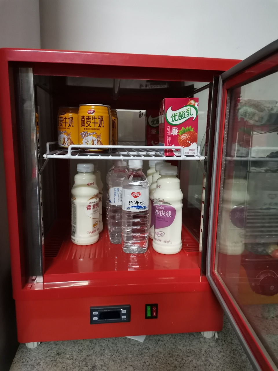 米沙熊sm-58 饮料加热柜 超市热饮展示柜 牛奶咖啡保温柜 加热箱暖柜