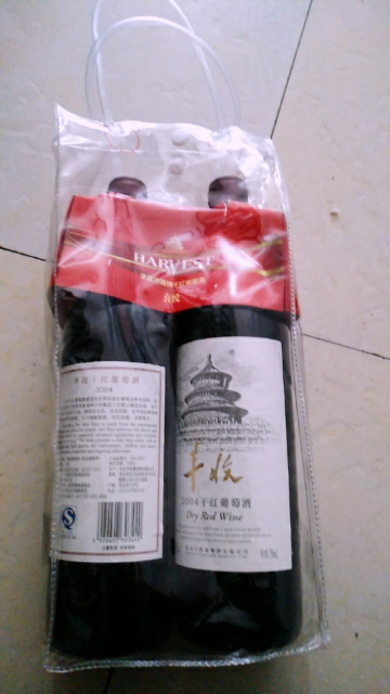 丰收2004干红葡萄酒 750ml*2 红酒晒单图