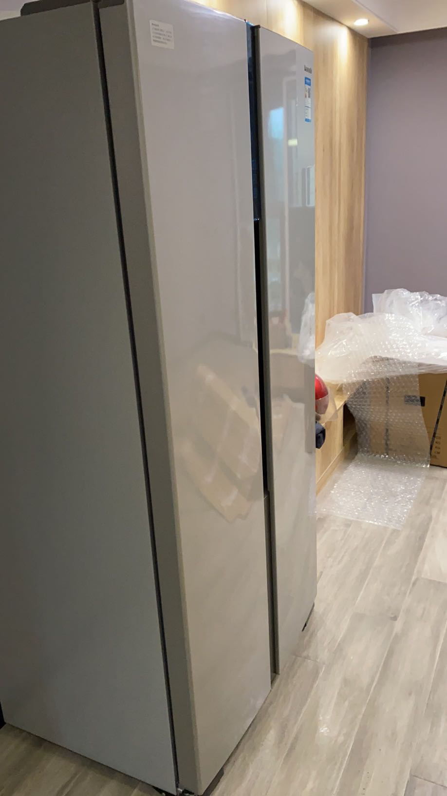 松下(panasonic)nr-w56s1 变频节能冰箱风冷无霜双开门 对开门 570升