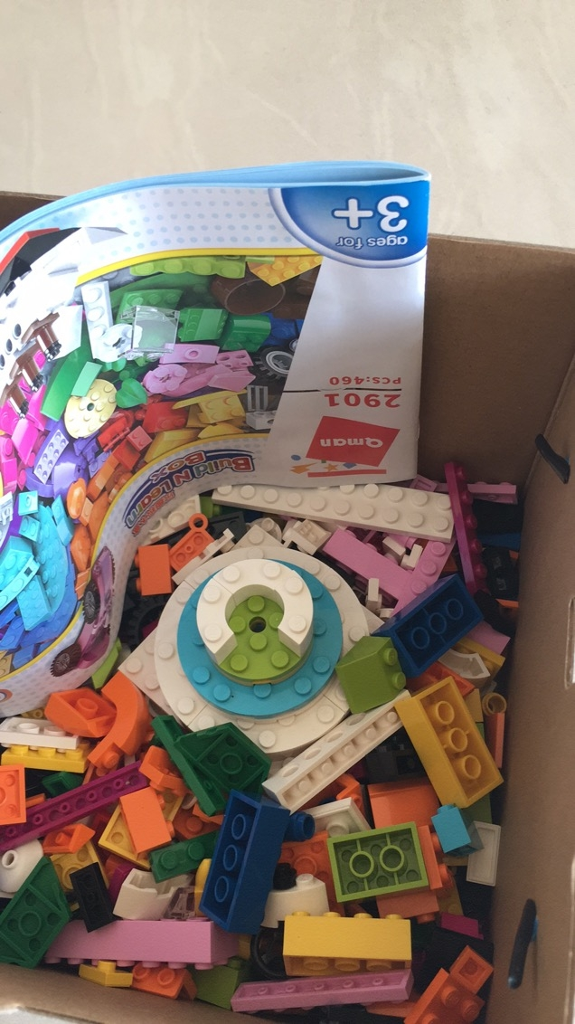 积木拼插拼接兼容乐高积木玩具3-6岁7男孩8儿童--(乐趣积木盒)晒单图