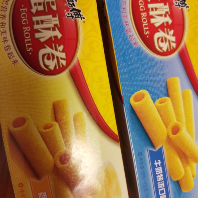 康师傅蛋酥卷牛奶特浓味108g盒休闲零食小吃蛋卷
