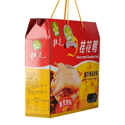 【桂花鸭】南京特产桂花牌盐水鸭礼盒 卤味熟食包装咸水鸭1000克送礼