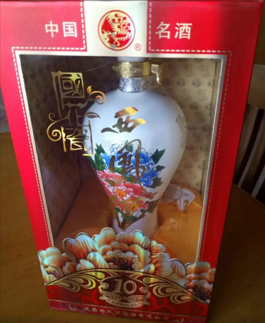 西鳳 國花瓷10年 45度 500ml 單瓶 鳳香型 白酒曬單圖