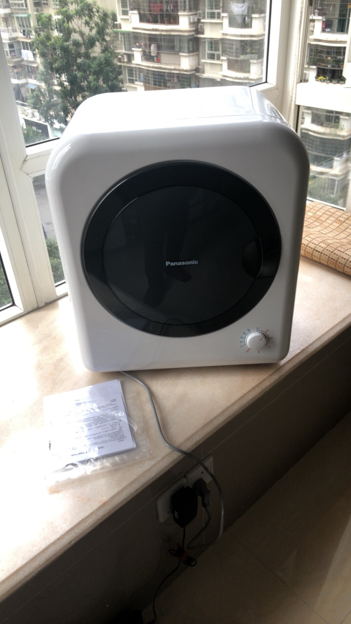 松下(panasonic) nh-20b2t 2公斤迷你干衣机 小型家用 速干 节能 静音