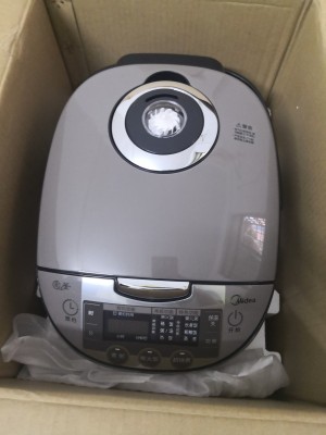 midea 美的电饭煲 mb-wfs4037 气动涡轮防溢 金属机身 圆灶釜内胆4l