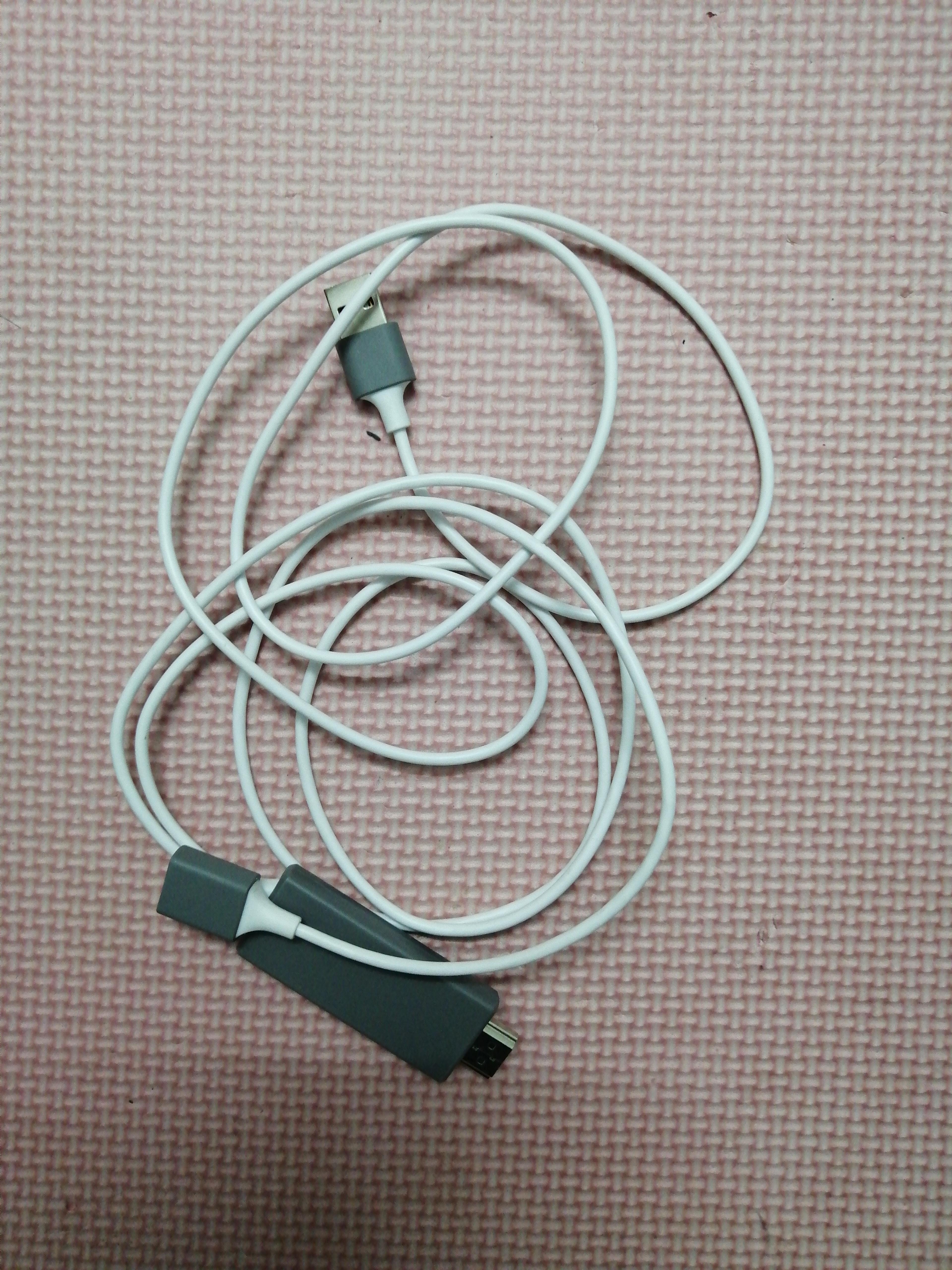 手机连接电视同屏线转hdmi高清视频投屏器手机转电视显示器投影转接线