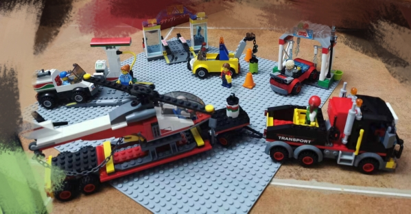 lego乐高 city城市系列 汽车服务站60232 积木玩具晒单图