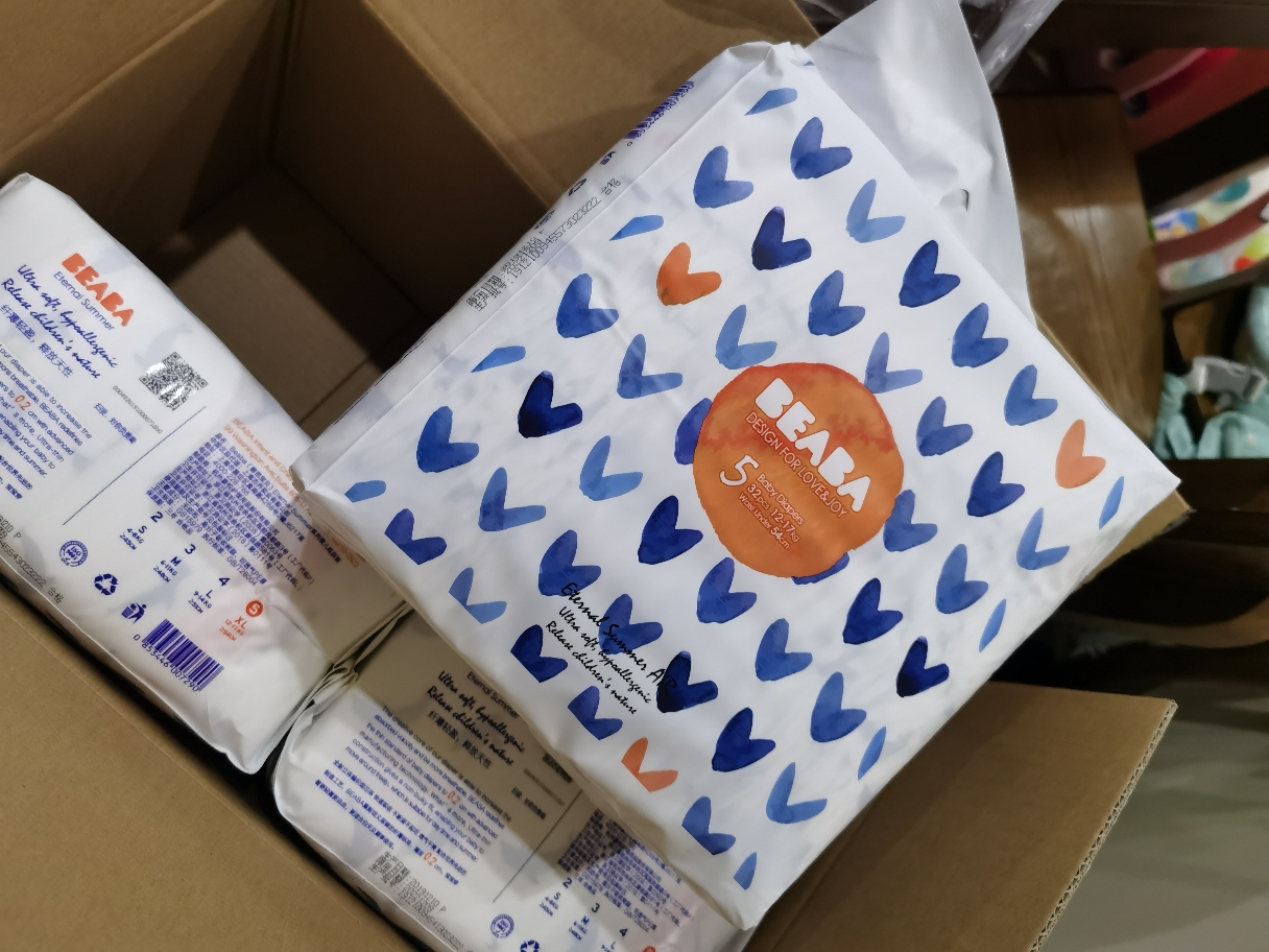 beaba碧芭宝贝盛夏光年纸尿裤xl码32片晒单图