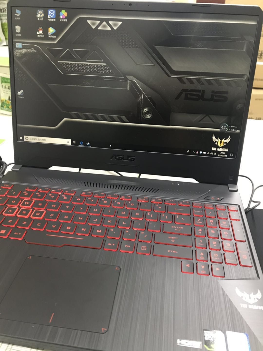 华硕(asus) 飞行堡垒8 fx506 15.