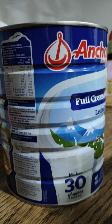 【澳大利亚进口】安佳(anchor) 全脂高钙成人奶粉 900g*2罐装 进口