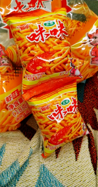 爱尚 膨化食品 虾条360g 内含约20小包晒单图