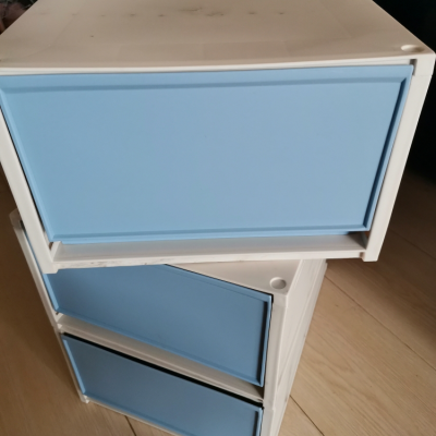 禧天龙citylong9l塑料方形单层抽屉柜半透明整理收纳柜5067