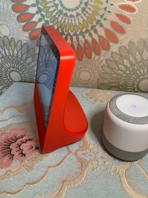 小度在家智能屏x8智能音箱平板电脑蓝牙人工音响 红色晒单图